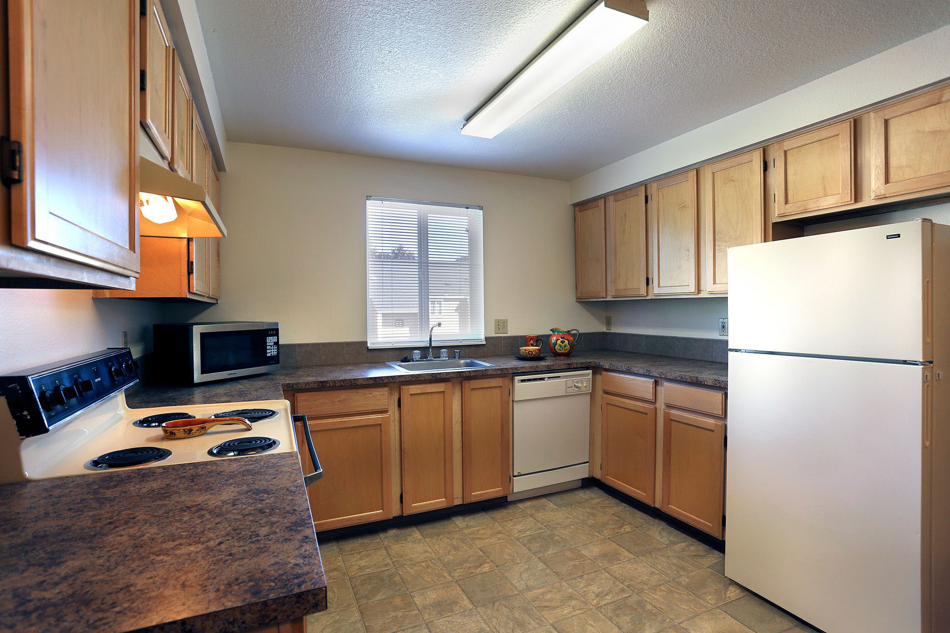 Beautiful interior kitchen area